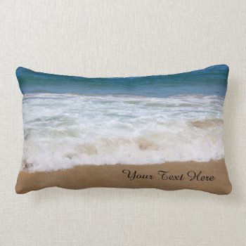 Custom Lumbar Pillow (add Your Own/text Photo) by DesignsByEJ at Zazzle