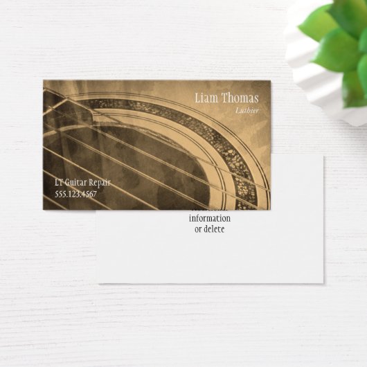 Custom Luthier guitar craftsman (Desk)