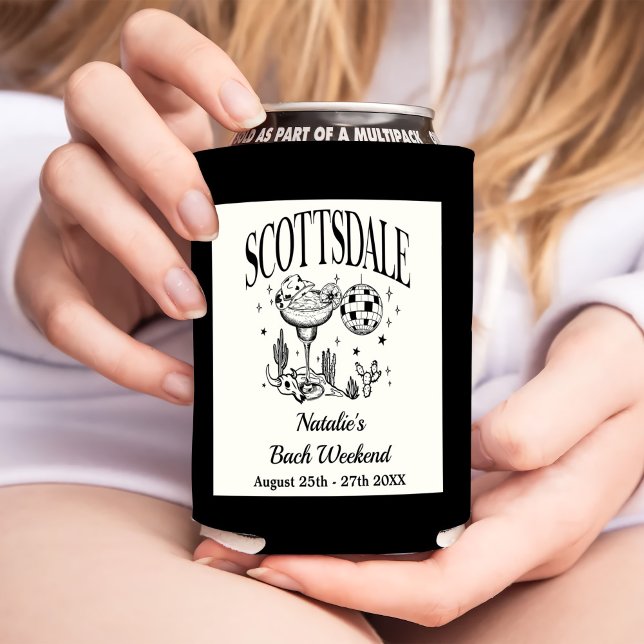 Custom Luxe Scottsdale Bachelorette Party Can Cooler (Creator Uploaded)