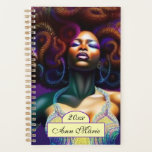 Custom Luxury Black Woman Planner<br><div class="desc">Organize your life and accomplish your goals with a custom black woman planner. Looking to get ahead and stay ahead? This is the planner for you. The Luxury Black Woman Custom Planner is made from high quality materials, includes monthly and weekly planning space, and is 12 months long. Add your...</div>