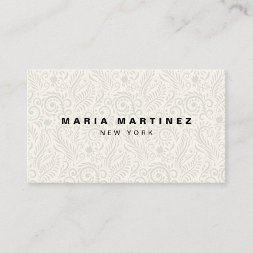 Custom Luxury Boutique Floral Business Card