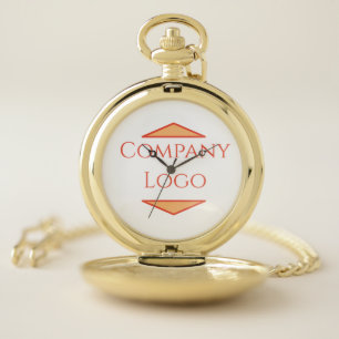 Custom Luxury Company Pocket Watch with Logo