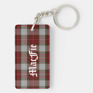 Custom MacFie Tartan Plaid Key Chain