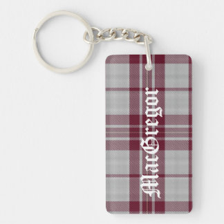 Custom MacGregor Tartan Plaid Key Chain