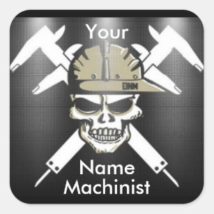 Custom Machinist Sticker