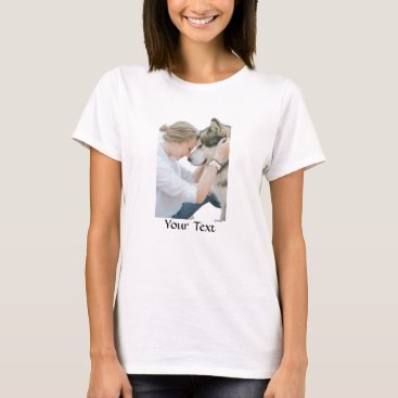 Custom Made - Add Photo and Text T-Shirt