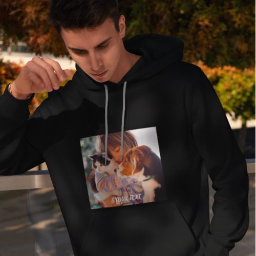 Custom Made _ Add Photo and Text T_Shirt Hoodie