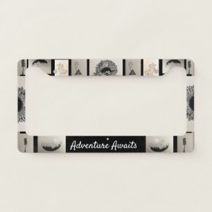 Custom Made Art Style License Plate Frame