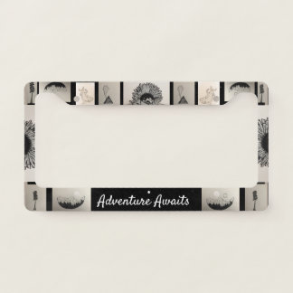 Custom Made Art Style License Plate Frame