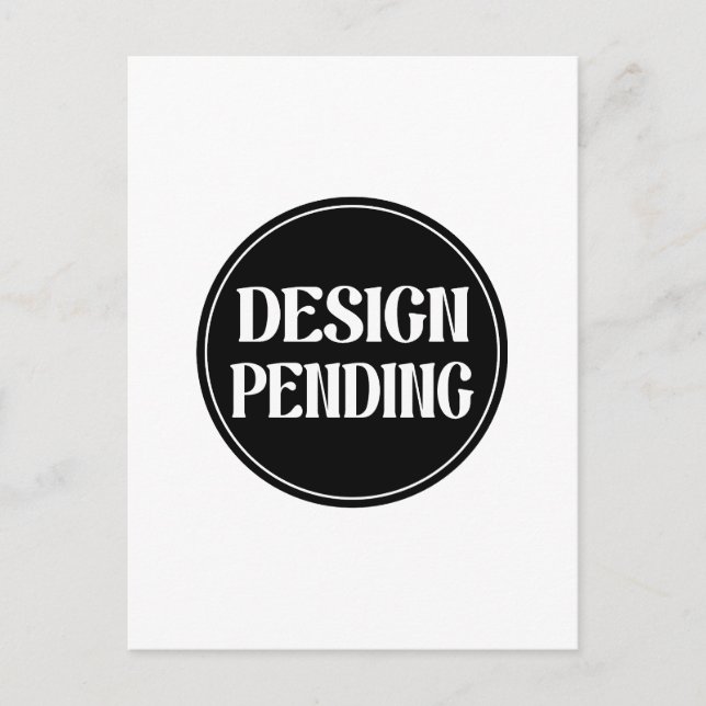 Custom-made, artistic, elegant postcard (Front)