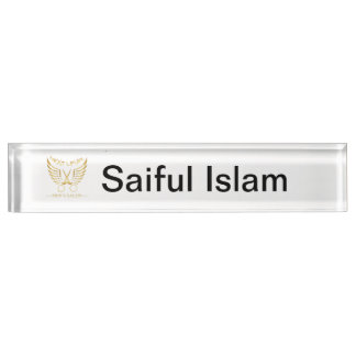 Custom Made Desk Name Plate