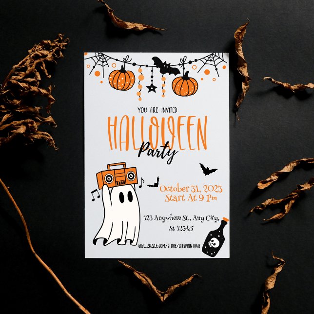 Custom-Made Halloween Invitations for a Spooky Cel (Creator Uploaded)