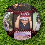 Custom Made Personalized One of a Kind 10 Photo Baseball<br><div class="desc">personalized one of a kind unique made by you custom baseball  - the ball features templates for 10 of your photographs or art - you can add your own photos to this base ball from Ricaso</div>