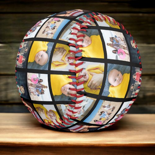 Custom Made Personalized One of a Kind 10 Photo Baseball