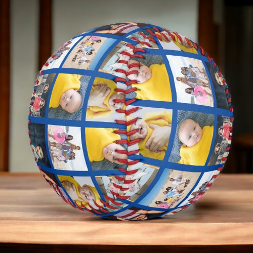 Custom Made Personalized One of a Kind 10 Photo Baseball