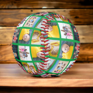 Custom Made Personalized One of a Kind 10 Photo Baseball