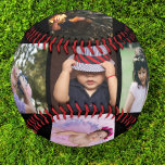 Custom Made Personalized One of a Kind 10 Photo Baseball<br><div class="desc">personalized one of a kind unique made by you custom baseball  - the ball features templates for 10 of your photographs or art - you can add your own photos to this base ball from Ricaso</div>