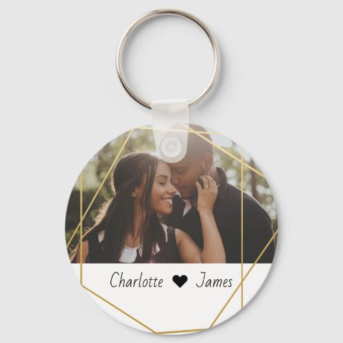 Custom Made Photo And Text Personalized Keychain