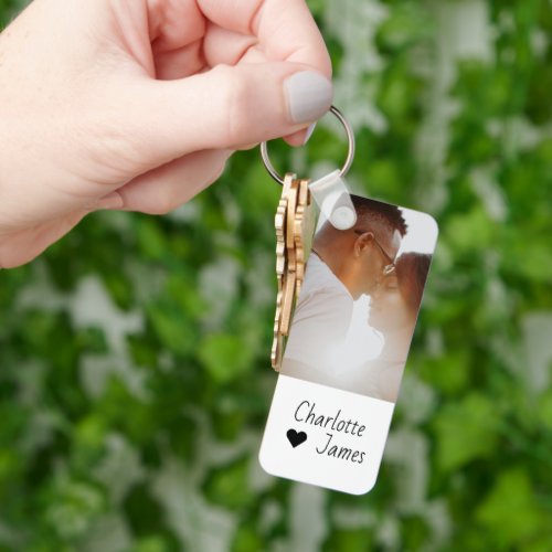 Custom Made Photo And Text Personalized Keychain