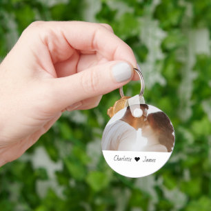 Custom Made Photo And Text Personalized Keychain