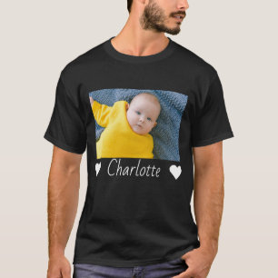 Custom Made Photo And Text Personalized T-Shirt