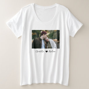 Custom Made Photo And Text Personalized T-Shirt