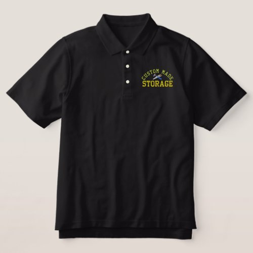 Custom Made Storage Embroidered Polo Shirt