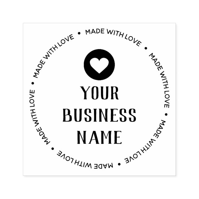 Custom Made With Love Stamp (Imprint)