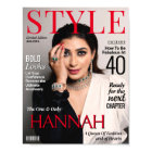 Custom Magazine Cover for Her Birthday Poster