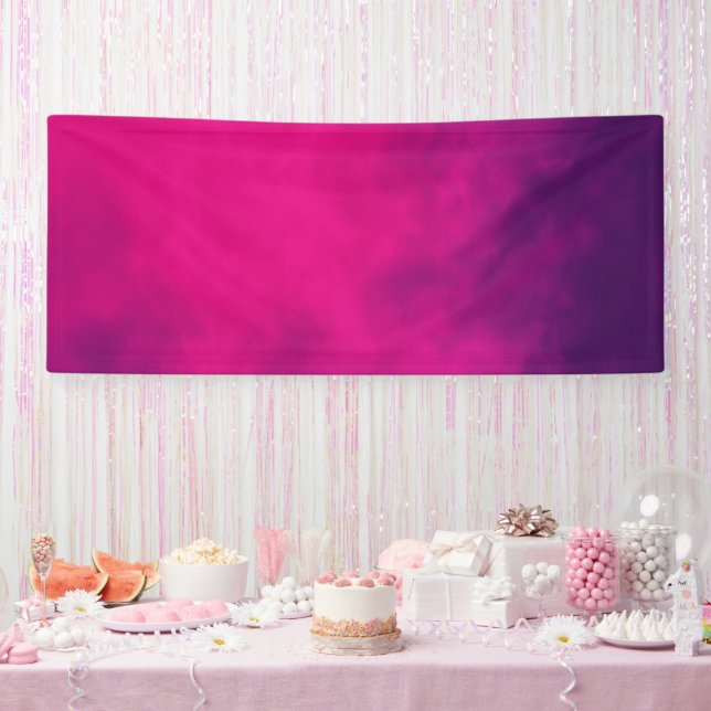 Custom Magenta Gradient Banner (Party)