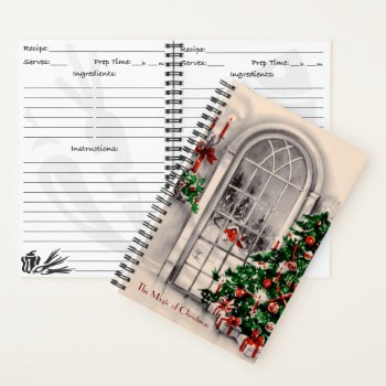 Custom Magic Of Christmas Recipe Book by vintageamerican at Zazzle