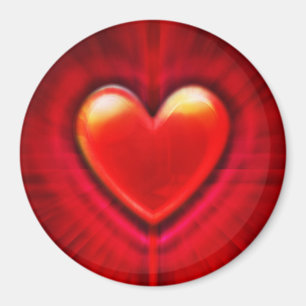 Custom Magnet blood red goth heart
