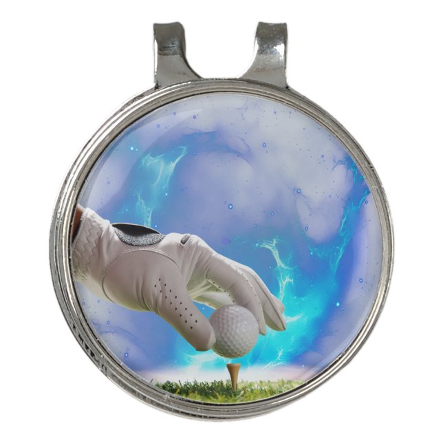 Custom Magnetic Best Golf Ball Marker with Hat  Clip (Front)