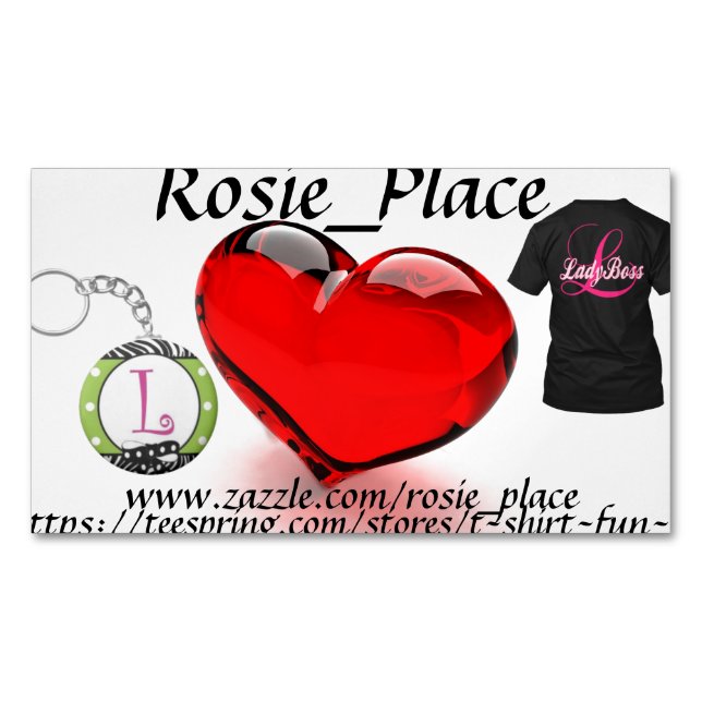 Custom Magnetic, Business Business Card Magnet (Front)