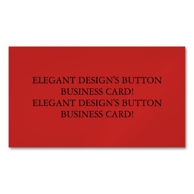 custom magnetic business card (Front)
