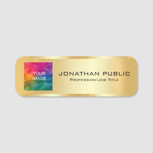 Custom Magnetic Employee Photo Or Your Logo Here Name Tag