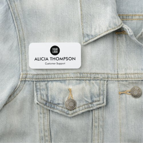 Custom Magnetic Name Tags With Logo 