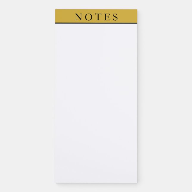 Custom Magnetic Notepad for Quick Notes (Front)