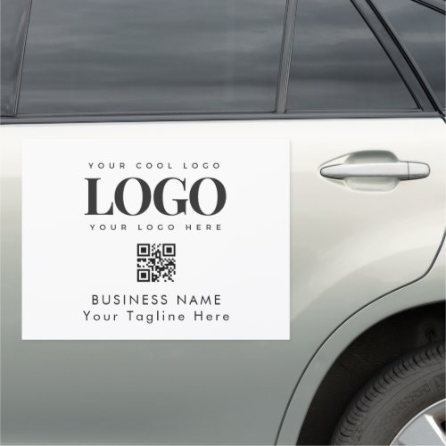 Custom Magnetic Sign Business Logo  Qr Code