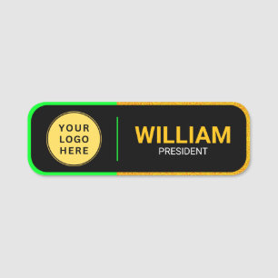 Custom Magnetic with Logo or Employee Pin Name Tag