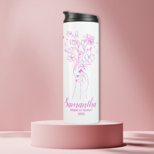 Custom Maid Of Honor Name Thermal Tumbler