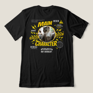 Custom Main Character Cat Lover Extreme Attachment Tri-Blend Shirt