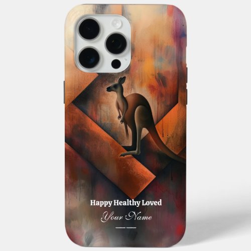 Custom  Majestic Kangaroo iPhone 15 Promax Case
