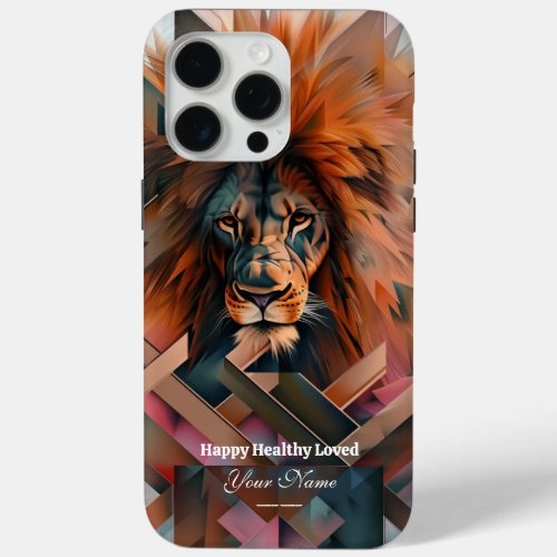 Custom  Majestic Lion iPhone 15 Promax Case