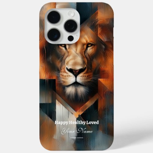 Custom  Majestic Lion iPhone 15 Promax Case