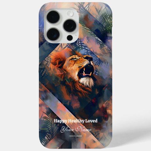 Custom  Majestic Lion iPhone 15 Promax Case