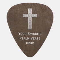 Custom-Make Psalm Metal Cross Guitar Pick Custom-Make Psalm Metal Cross Guitar Pick