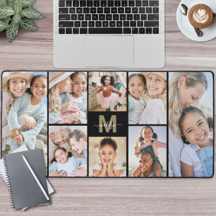 Custom Make Your Own 8 Photo Collage Desk Mat