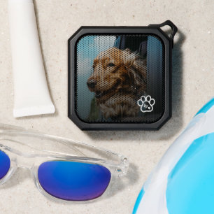 Custom Make Your Own Pet Photo Potrait Monogram Bluetooth Speaker