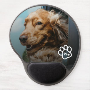 Custom Make Your Own Pet Photo Potrait Monogram Gel Mouse Pad